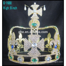 crown shaped king full crown new style tiara tall full crown tiara
